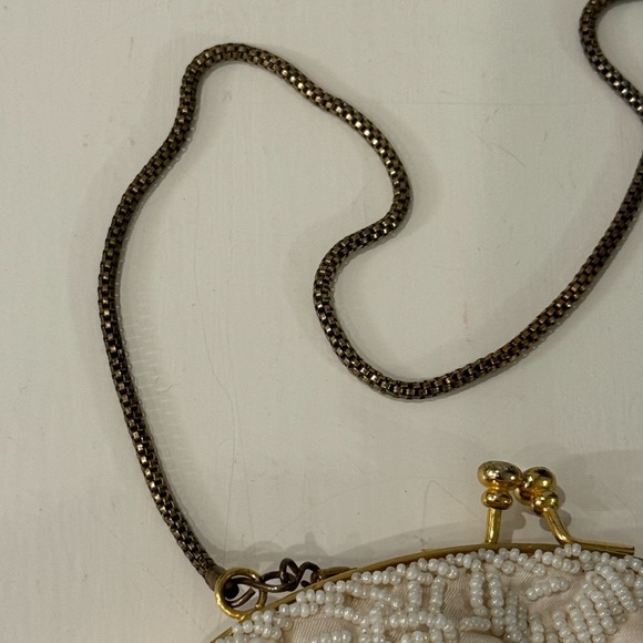 Vintage Handmade Beaded Sequin Wristlet Clutch Evening Purse – Made in Hong Kong - Picture 6 of 12